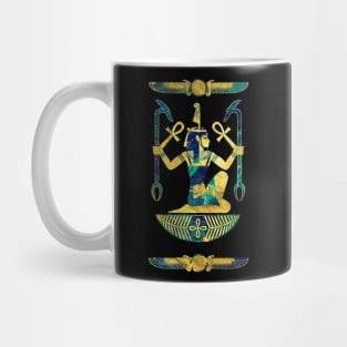 Egyptian  Gold and Blue Marble Ornament Mug